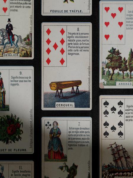 Daveluy Mlle Lenormand oracle deck screenshot 16