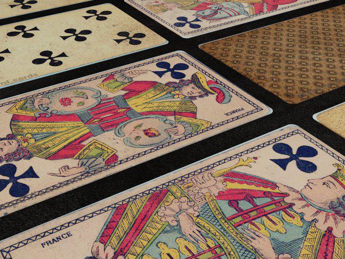 GRIMAUD ANCIEN JEU de Tarot Bourgeois / Année 1920's Vérifié ,Complet