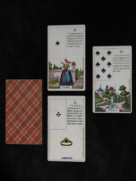 Daveluy Mlle Lenormand oracle deck screenshot 15